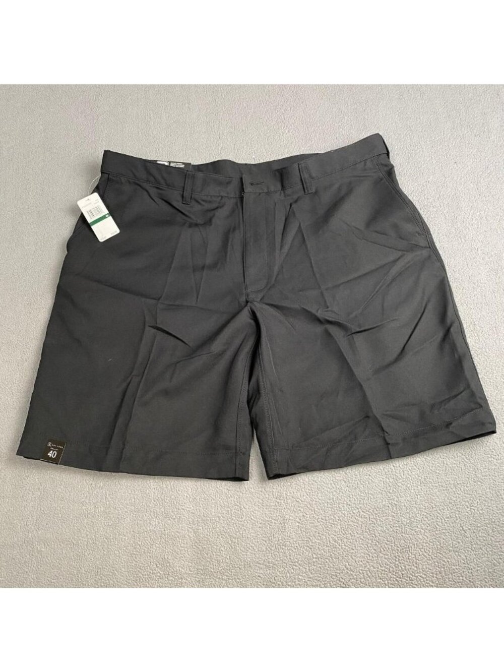 PGATOUR Men's Size 40 Waist Classic Length Black Athletic Golf Shorts.Actiwear